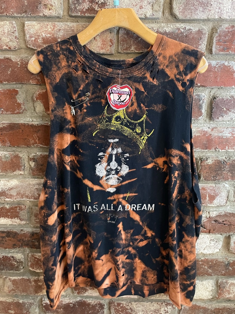 Biggie Smalls Distressed Muscle Tank